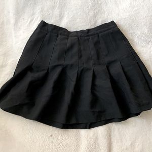 Black Pleated Skirt